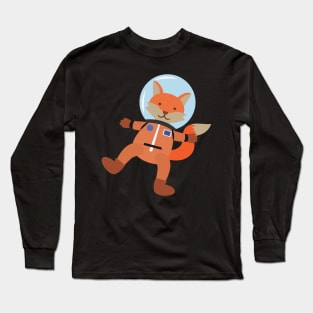 Fox in space suit Long Sleeve T-Shirt